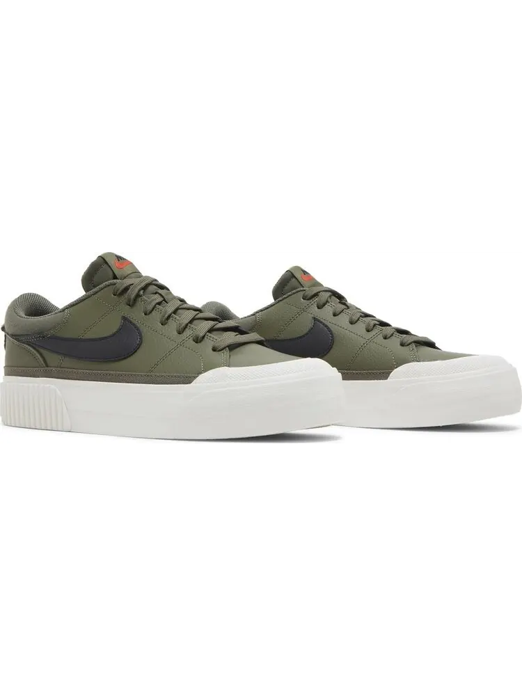 Кроссовки Nike Wmns Court Legacy Lift 'Medium Olive' — изображение 8 из 8, зеленый