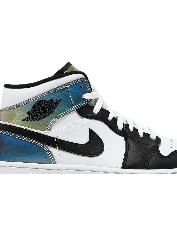 Кроссовки Air Jordan 1 Mid SE Heat Reactive - Color Change — изображение 2 из 8, белый