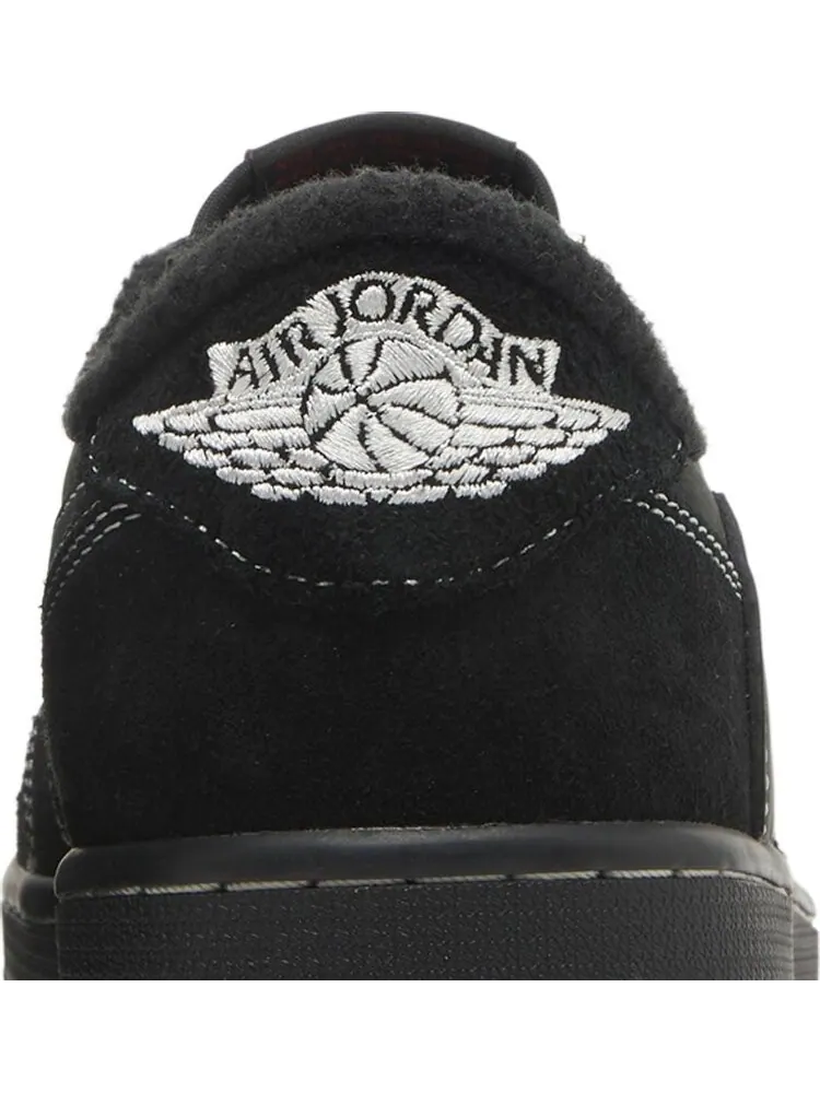 Кроссовки Travis Scott x Air Jordan 1 Low OG SP Black Phantom — изображение 7 из 10, черный
