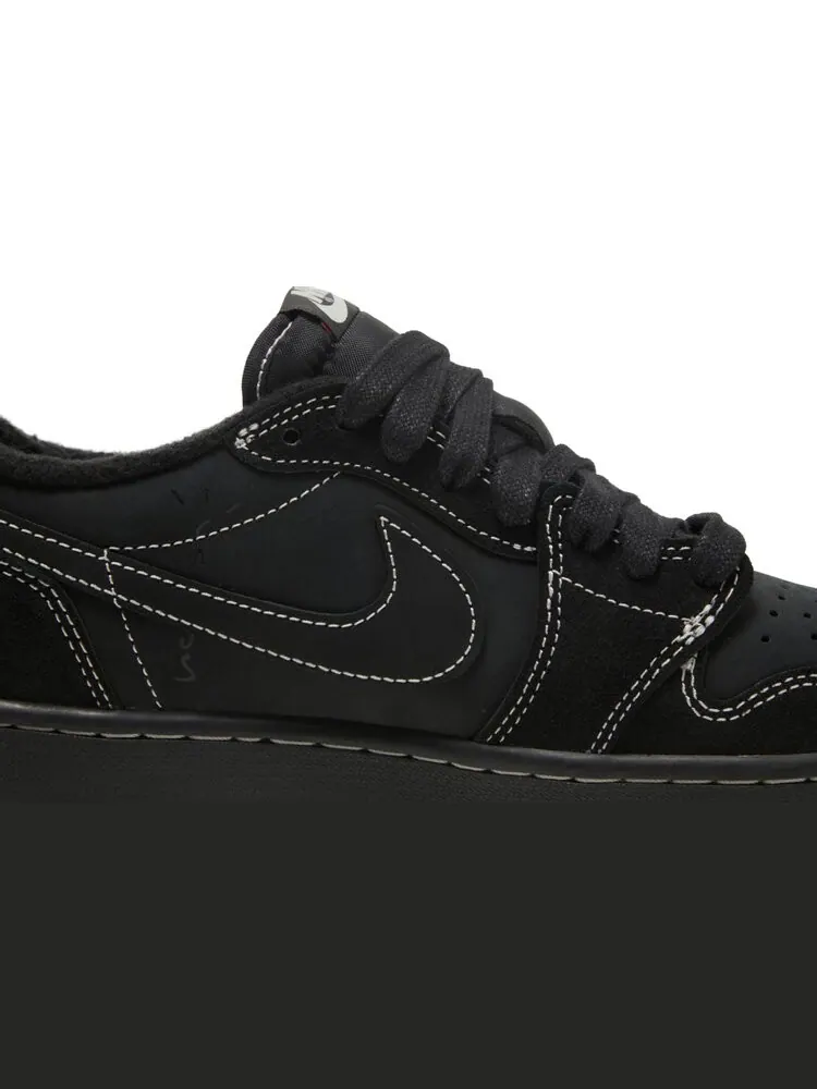 Кроссовки Travis Scott x Air Jordan 1 Low OG SP Black Phantom — изображение 10 из 10, черный