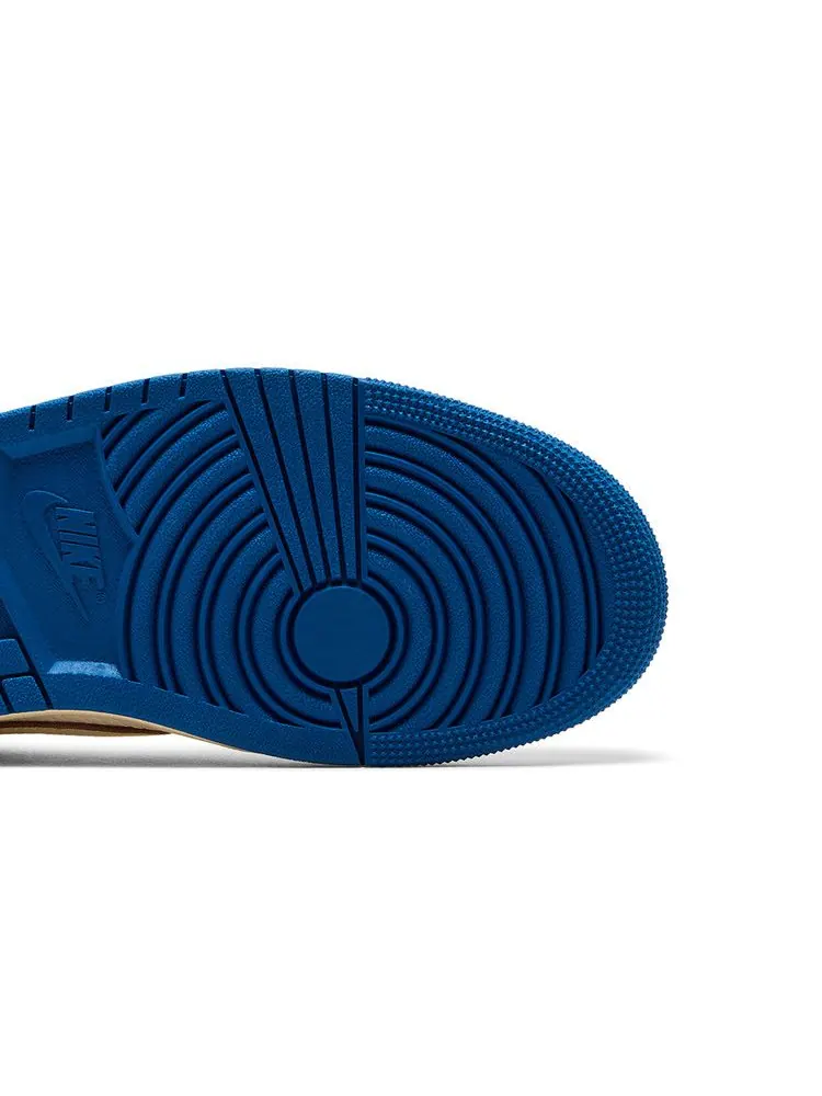 Кроссовки Air Jordan 1 Retro Low OG SP Sail Military Blue — изображение 6 из 10, черный//синий