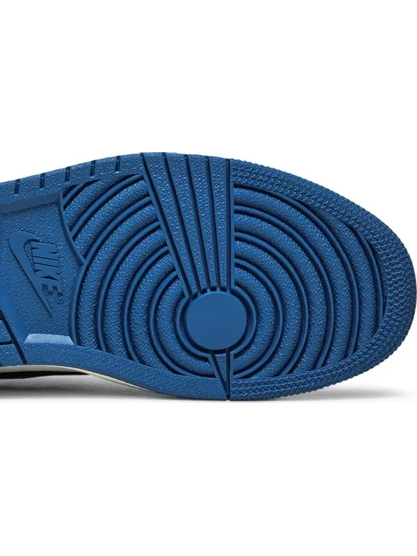 Кроссовки Fragment Design x Travis Scott x Air Jordan 1 Retro Low — изображение 5 из 10, синий