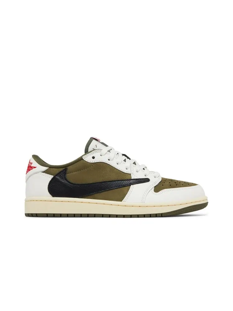 Кроссовки Travis Scott x Air Jordan 1 Low OG SP — изображение 1 из 4, оливковый