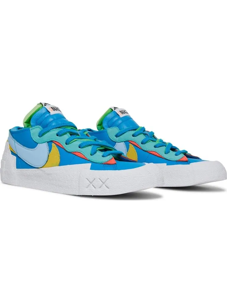 Кроссовки Nike KAWS x sacai x Blazer Low 'Neptune Blue' — изображение 8 из 8, синий
