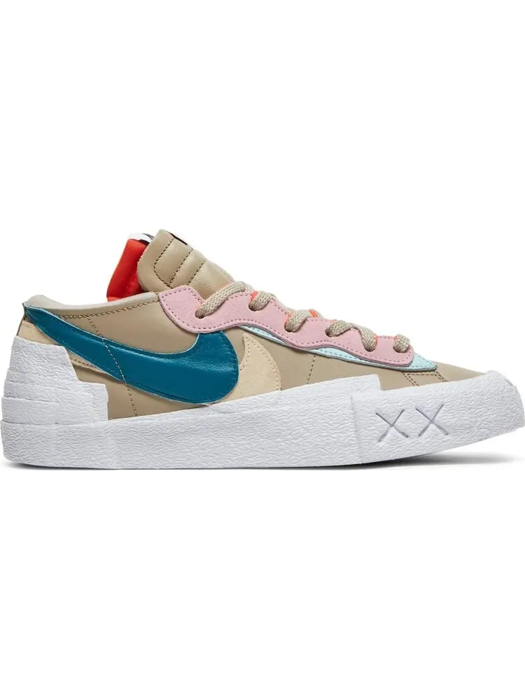 Кроссовки Nike KAWS x sacai x Blazer Low 'Reed' — изображение 1 из 8, загар