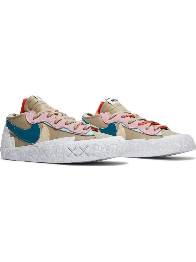 Кроссовки Nike KAWS x sacai x Blazer Low 'Reed' — изображение 8 из 8, загар