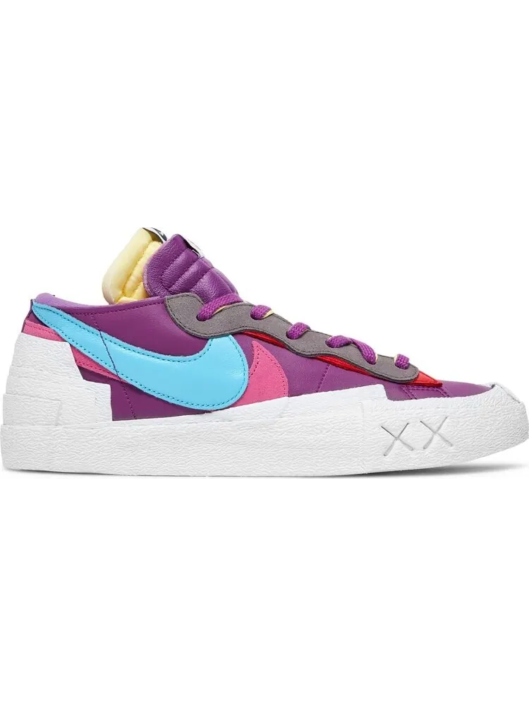Кроссовки Nike KAWS x sacai x Blazer Low 'Purple Dusk' — изображение 1 из 10, фиолетовый