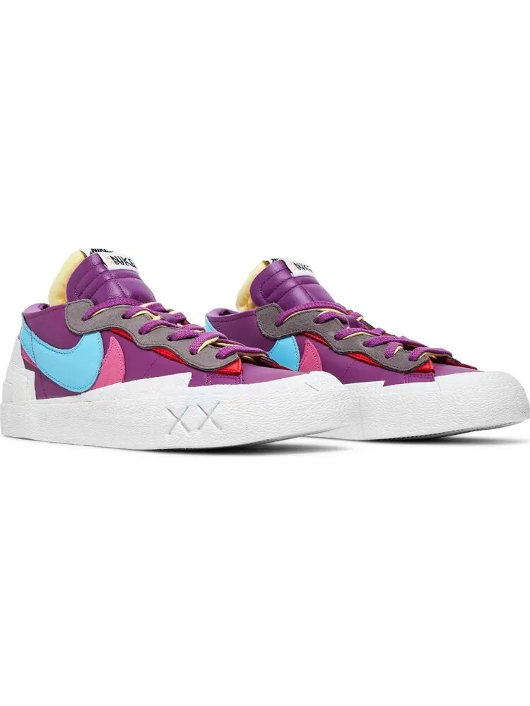 Кроссовки Nike KAWS x sacai x Blazer Low 'Purple Dusk' — изображение 8 из 10, фиолетовый