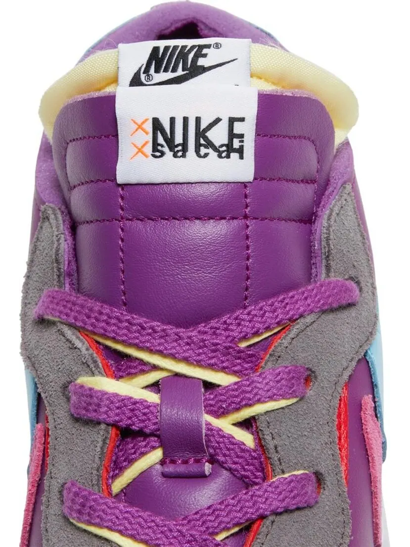 Кроссовки Nike KAWS x sacai x Blazer Low 'Purple Dusk' — изображение 9 из 10, фиолетовый