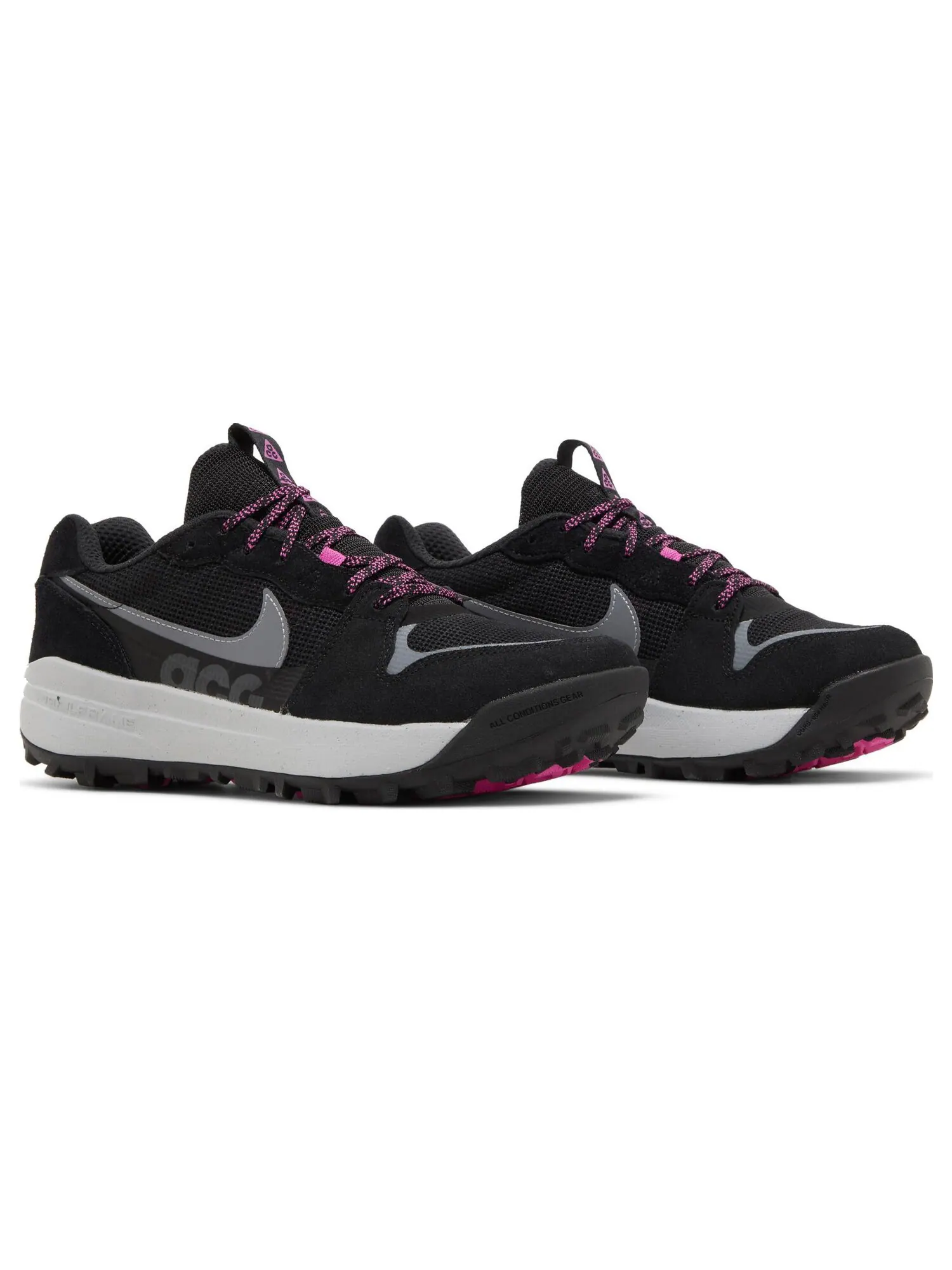 Кроссовки Nike ACG Lowcate 'Black Grey Hyper Violet' — изображение 8 из 8, черный