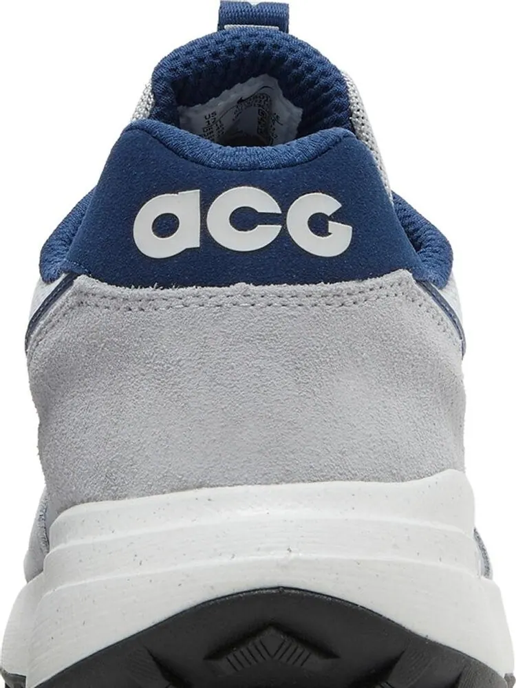 Кроссовки Nike ACG Lowcate 'Wolf Grey Navy' — изображение 7 из 8, серый