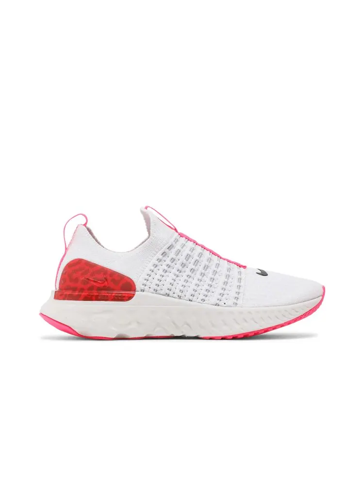 Кроссовки Wmns React Phantom Run Flyknit 2 'Platinum Tint Chile Red' — изображение 1 из 8, платиновый красный