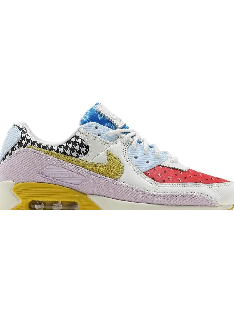 Кроссовки Nike Wmns Air Max 90 'Patchwork' — изображение 2 из 8, мульти