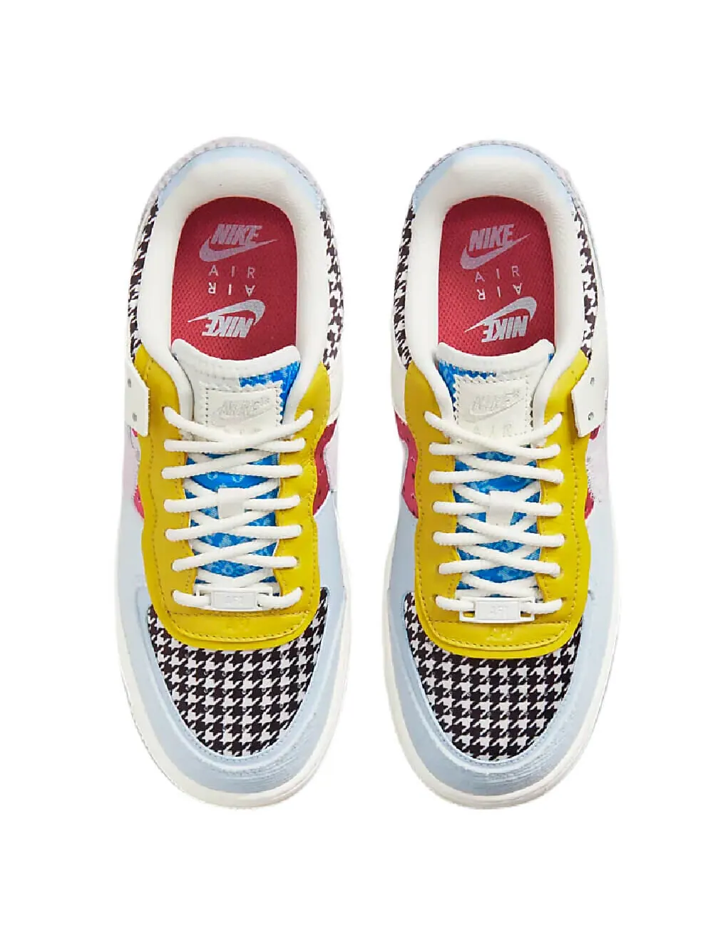 Кросcовки Nike Air Force 1 Shadow — изображение 3 из 8, белый/желтый/голубой