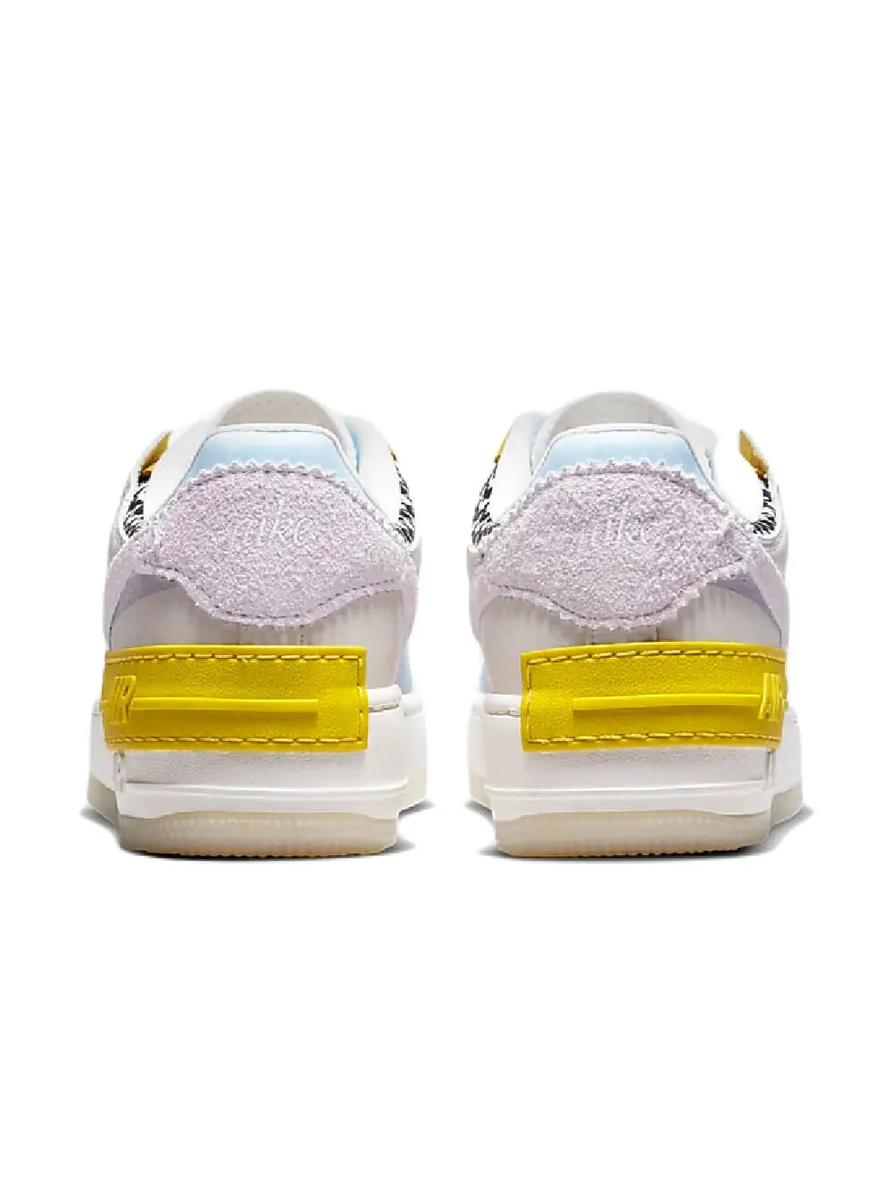 Кросcовки Nike Air Force 1 Shadow — изображение 5 из 8, белый/желтый/голубой