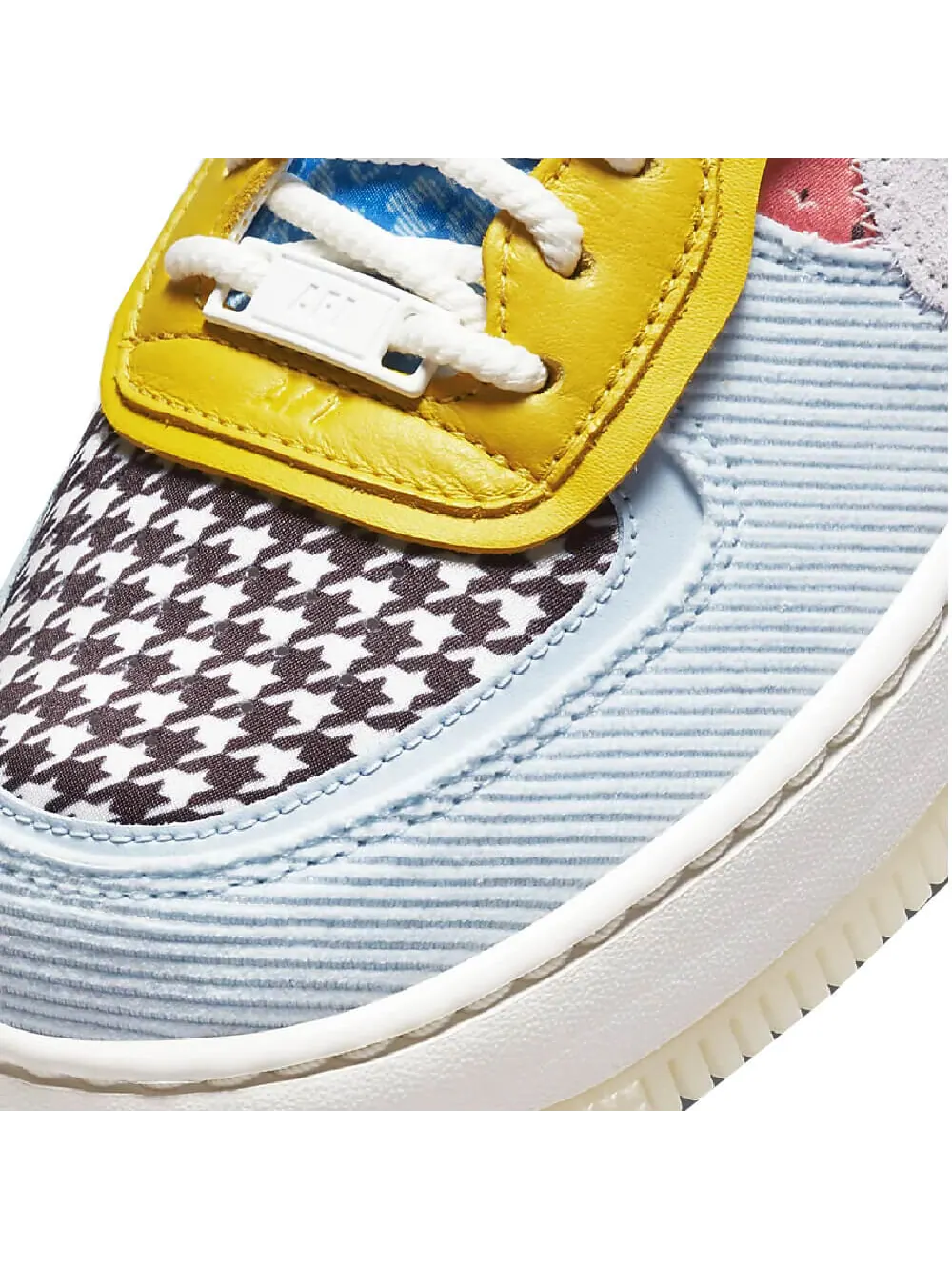 Кросcовки Nike Air Force 1 Shadow — изображение 7 из 8, белый/желтый/голубой
