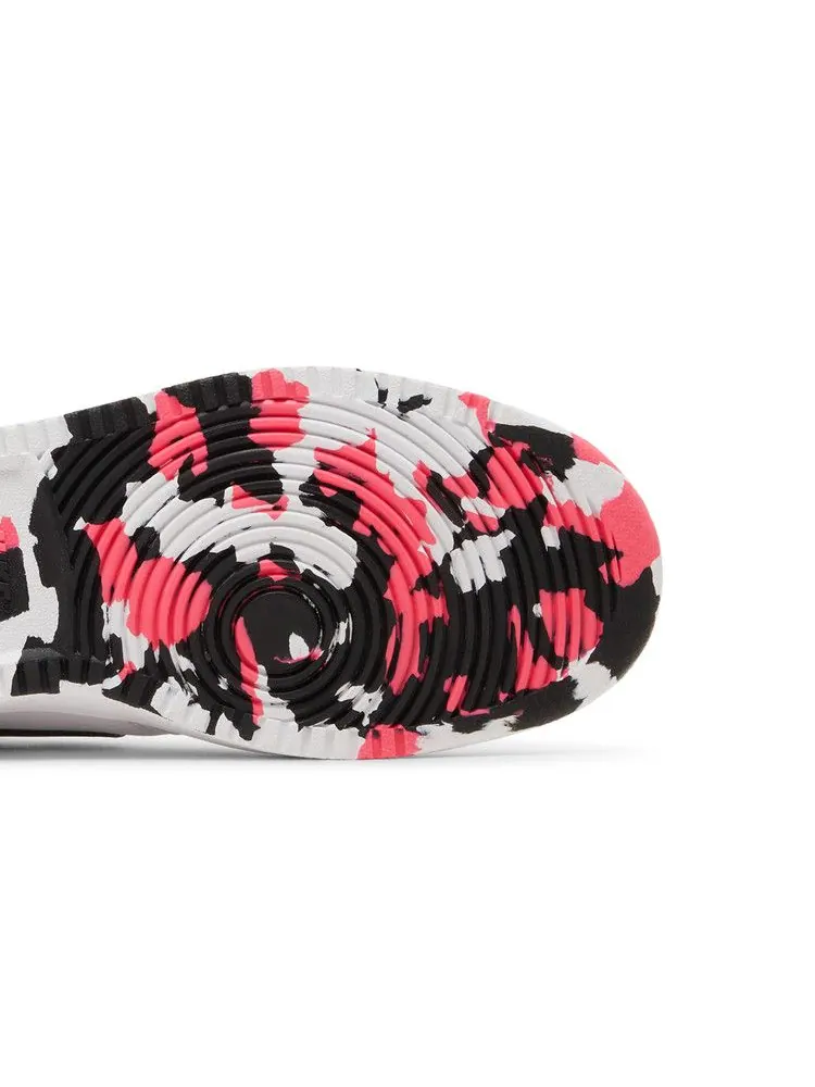 Кроссовки Nike Wmns Court Vision Low 'White Multi Swoosh' — изображение 6 из 9, белый/мульти-/розовый
