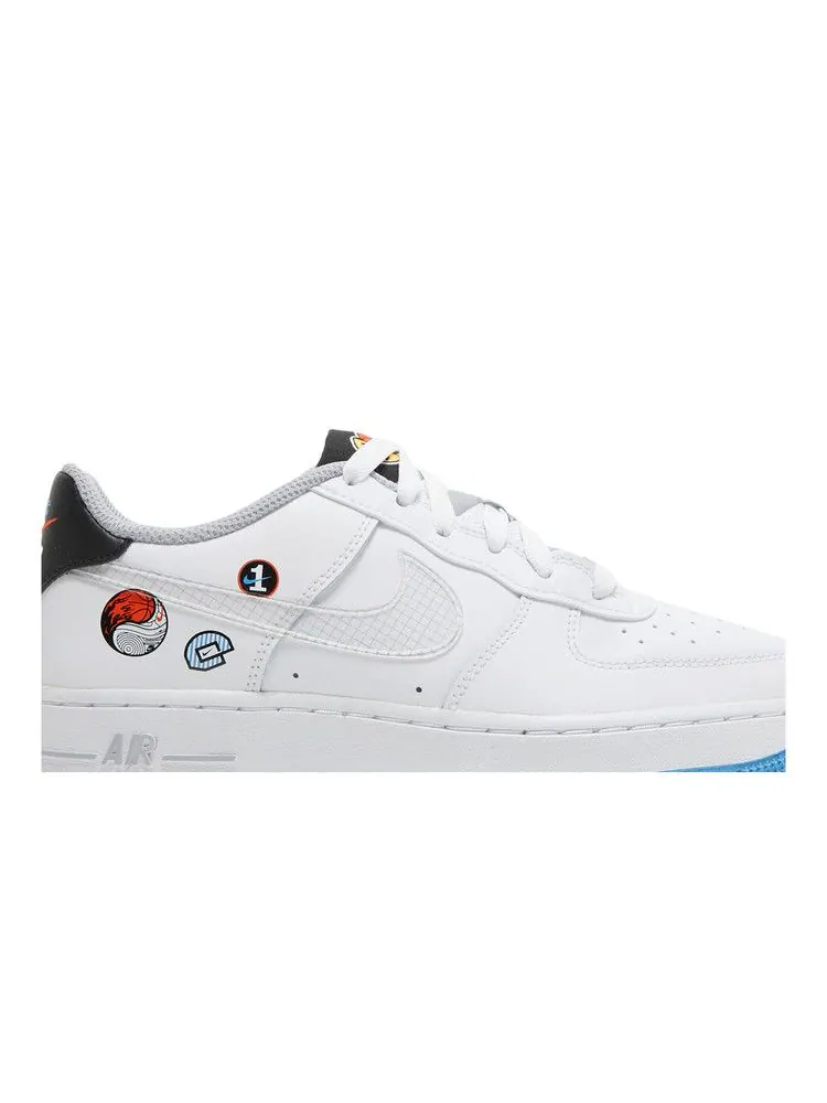 Кроссовки Nike Air Force 1 LV8 1 GS 'Happy Hoops' — изображение 3 из 9, белый/мульти-/серый