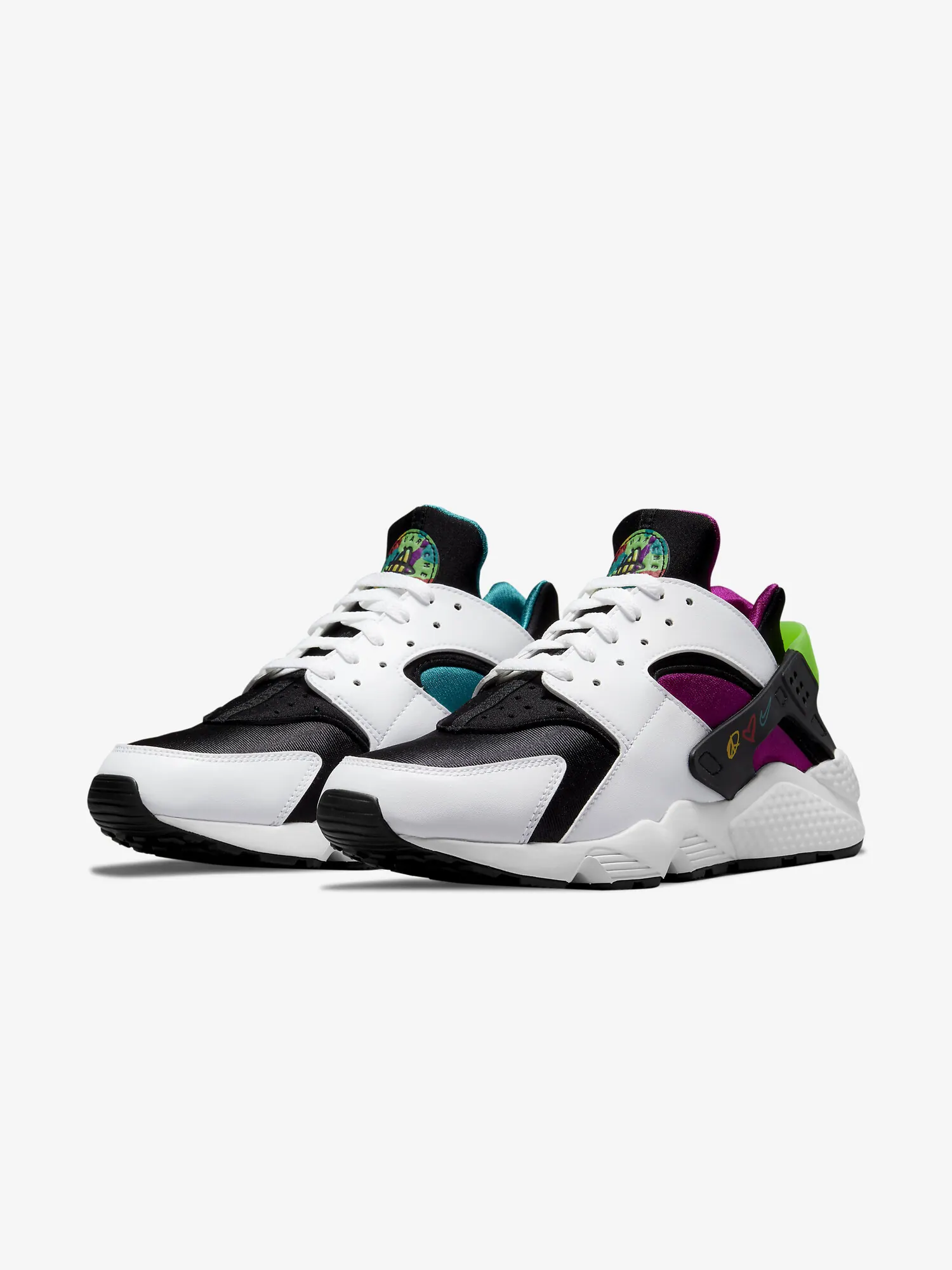 Кроссовки Nike Air Huarache 'Peace, Love, Swoosh' — изображение 6 из 9, белый