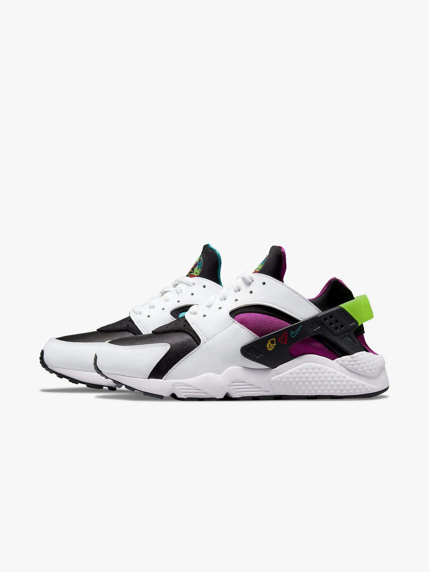 Кроссовки Nike Air Huarache 'Peace, Love, Swoosh' — изображение 7 из 9, белый