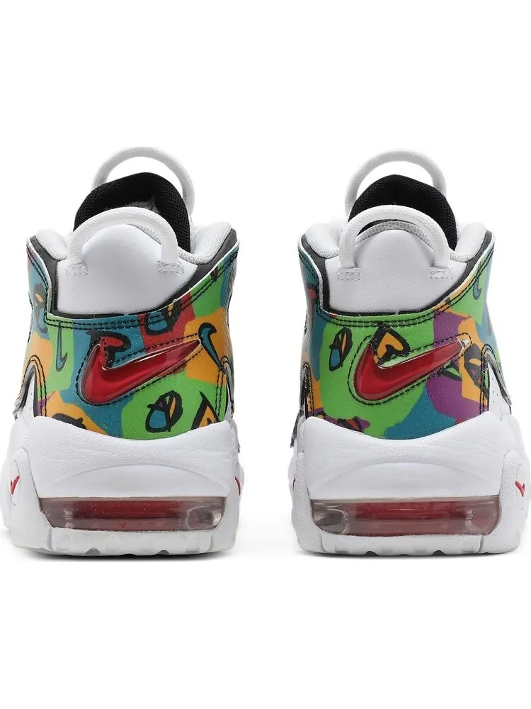 Кроссовки Nike Air More Uptempo GS 'Peace, Love, Basketball' — изображение 6 из 8, белый