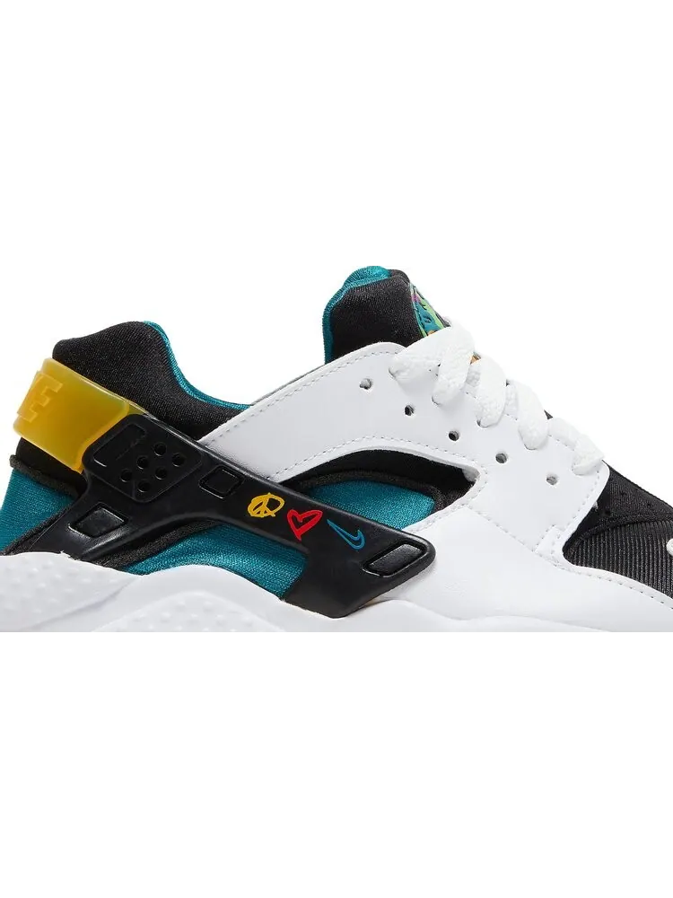 Кроссовки Nike Air Huarache GS 'Peace, Love, Swoosh' — изображение 2 из 8, белый