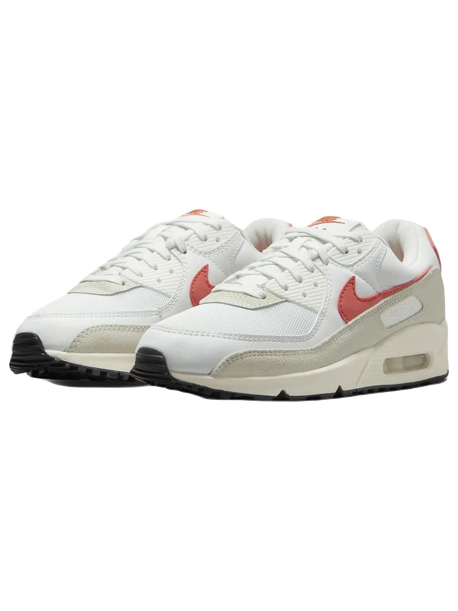 Кроссовки Nike Air Max 90 — изображение 2 из 7, белый/бежевый/оранжевый