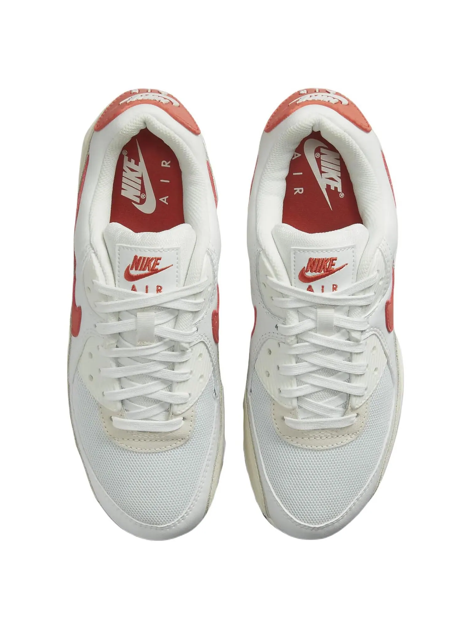 Кроссовки Nike Air Max 90 — изображение 3 из 7, белый/бежевый/оранжевый