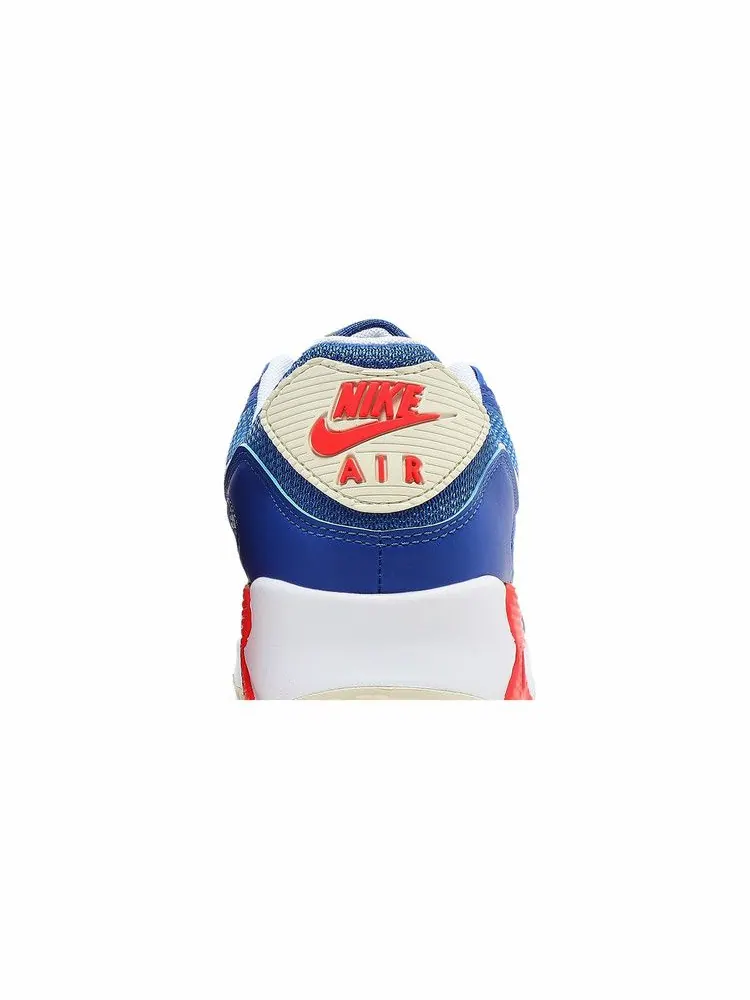 Кроссовки Nike Air Max 90 'USA 2021 - Blue' — изображение 8 из 9, яркий/белый