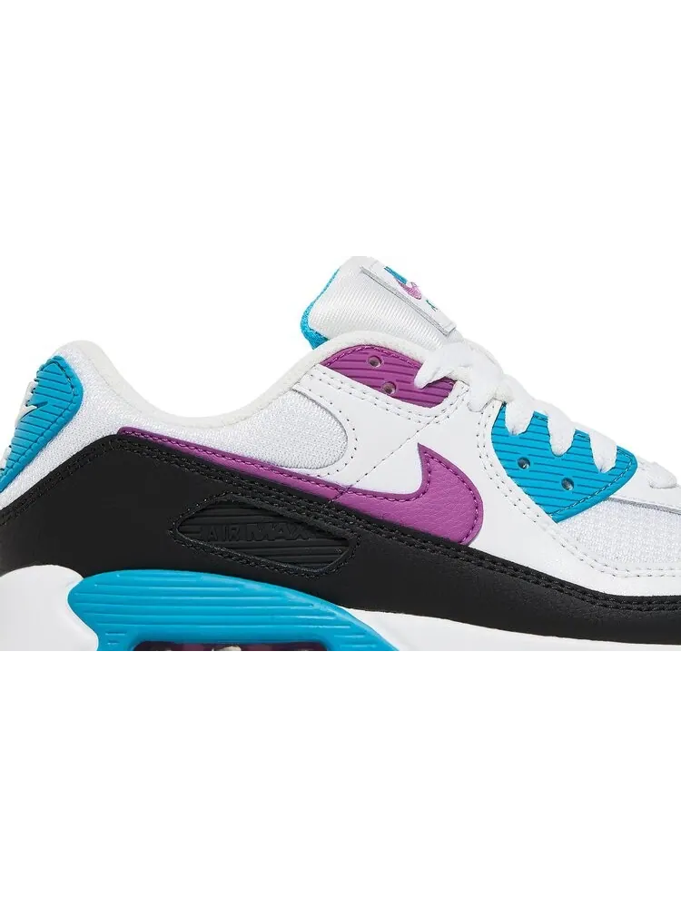 Кроссовки Nike Air Max 90 Premium 'Lagoon Blue' — изображение 2 из 8, белый