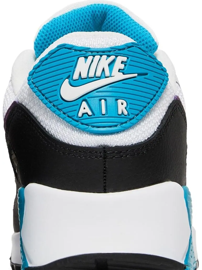 Кроссовки Nike Air Max 90 Premium 'Lagoon Blue' — изображение 7 из 8, белый