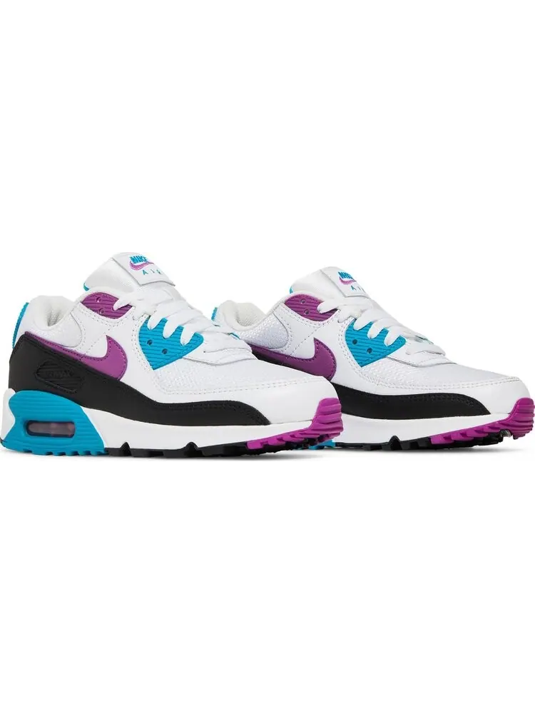 Кроссовки Nike Air Max 90 Premium 'Lagoon Blue' — изображение 8 из 8, белый