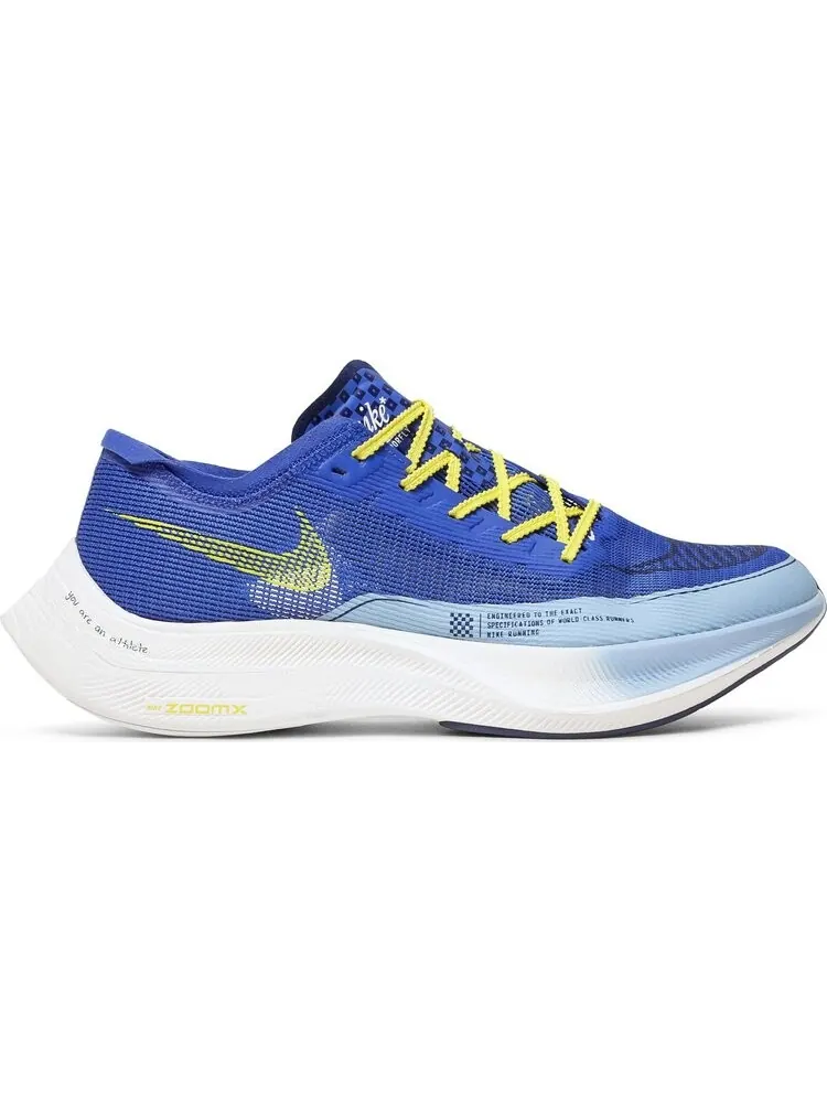 Кроссовки Nike ZoomX Vaporfly NEXT% 2 'Hyper Royal Yellow Strike' — изображение 1 из 8, синий
