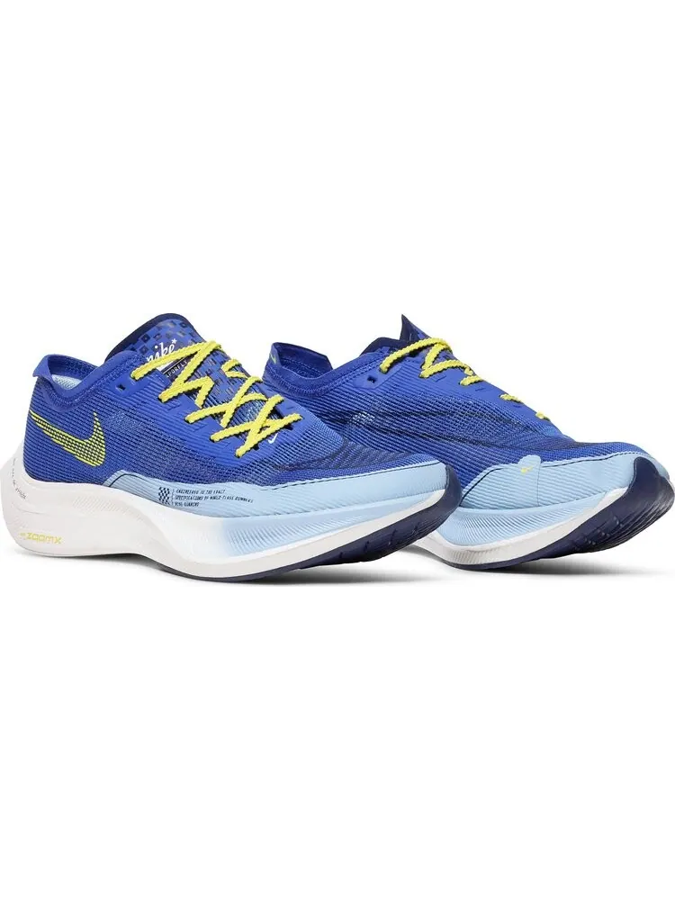 Кроссовки Nike ZoomX Vaporfly NEXT% 2 'Hyper Royal Yellow Strike' — изображение 8 из 8, синий