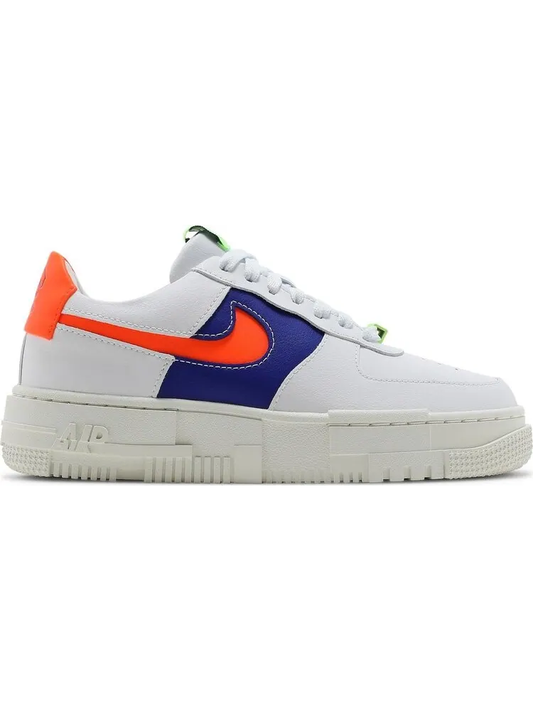 Кроссовки Nike Wmns Air Force 1 Pixel 'White Concord Crimson' — изображение 1 из 8, белый