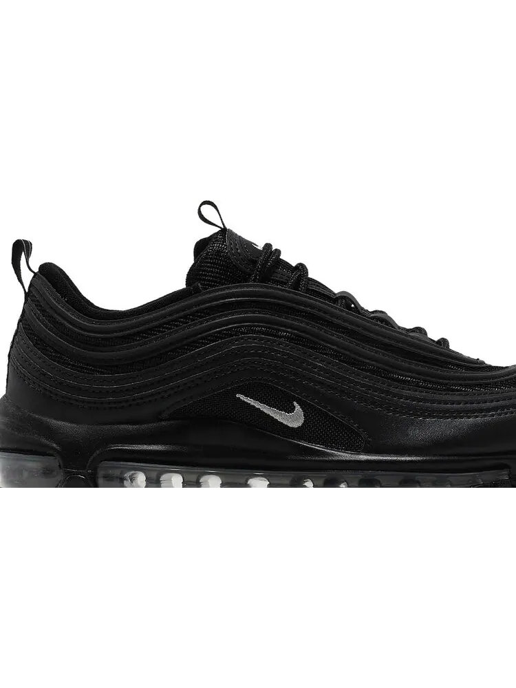 Кроссовки Nike Wmns Air Max 97 'Black Metallic Silver' — изображение 2 из 8, черный