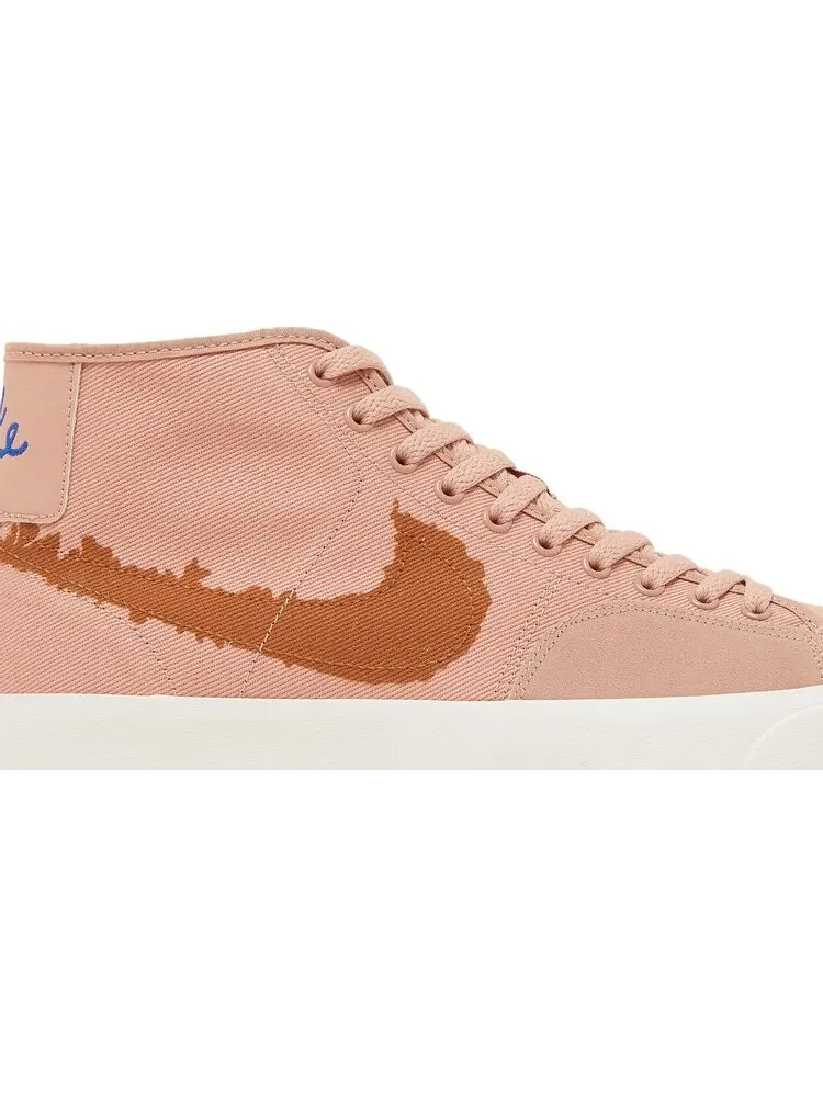 Кроссовки Nike Blazer Court Mid Premium SB 'Rose Whisper Burnt Sienna' — изображение 2 из 8, розовый