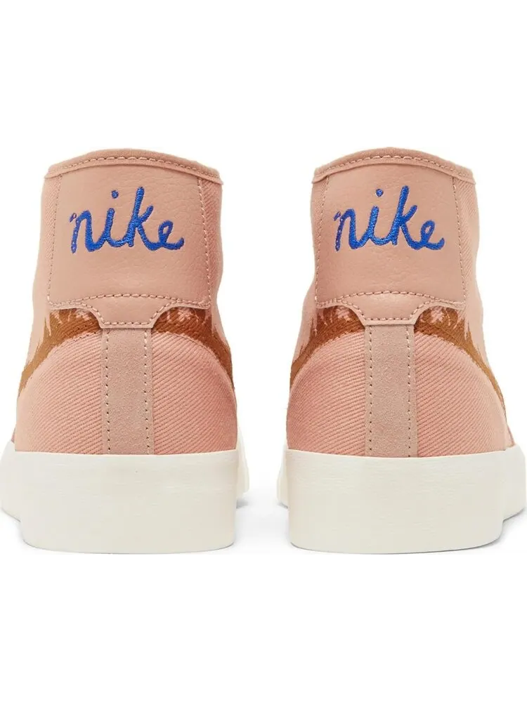 Кроссовки Nike Blazer Court Mid Premium SB 'Rose Whisper Burnt Sienna' — изображение 6 из 8, розовый