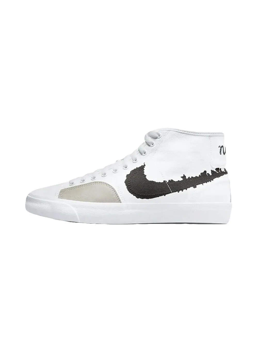Скейтерские кеды Nike SB Blazer Court Mid Premium — изображение 1 из 4, белый/черный