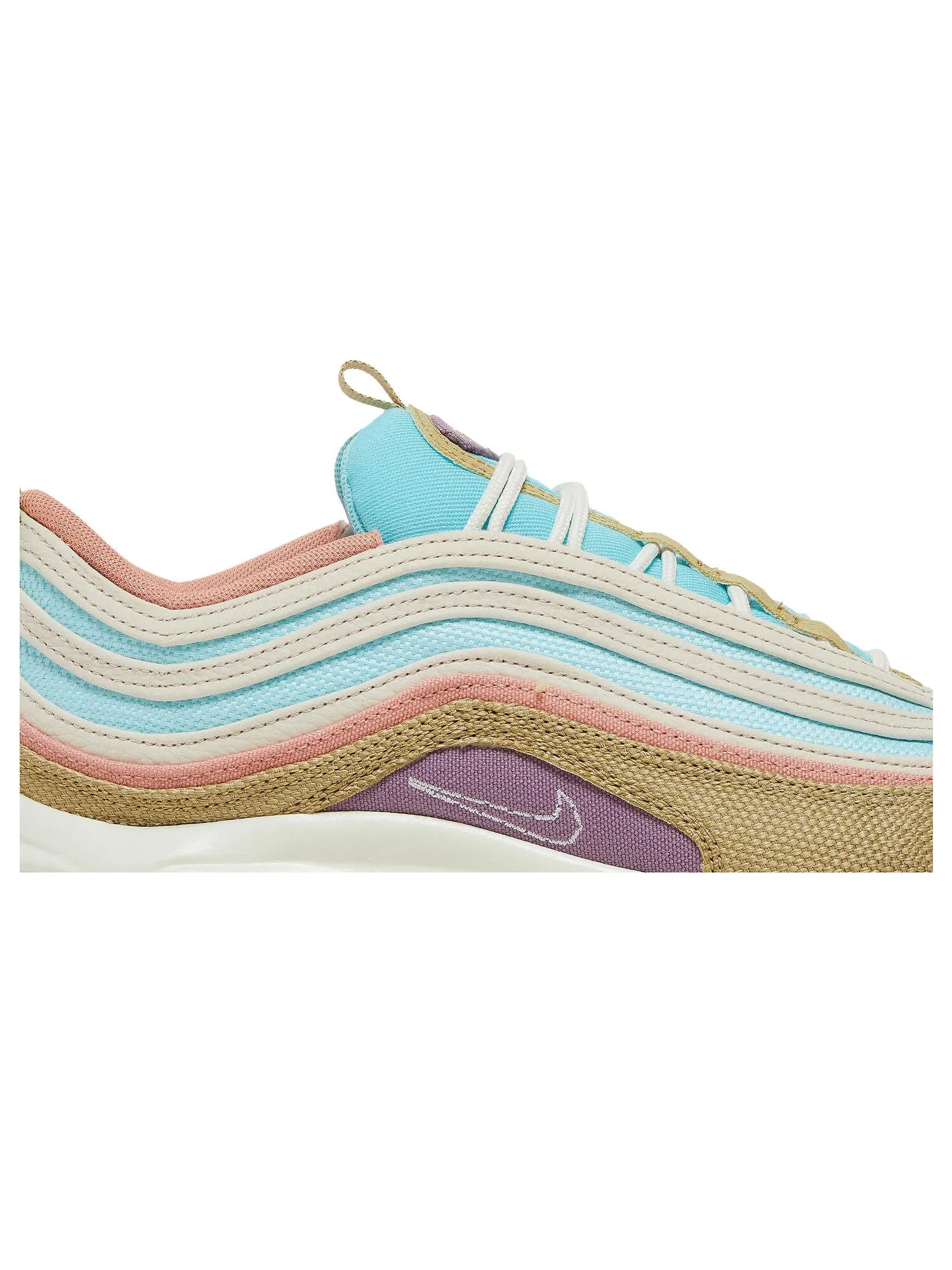 Кроссовки Nike Air Max 97 SE 'Sun Club - Copa Wheat Grass' — изображение 2 из 8, белый/синий/коричневый