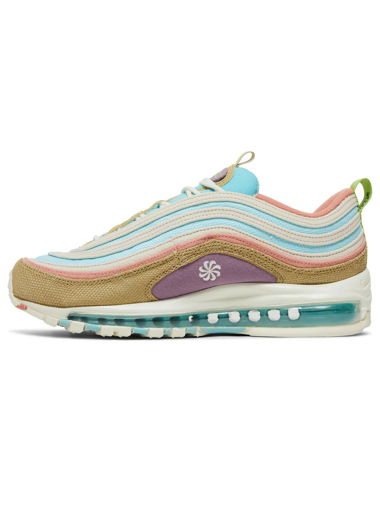 Кроссовки Nike Air Max 97 SE 'Sun Club - Copa Wheat Grass' — изображение 3 из 8, белый/синий/коричневый