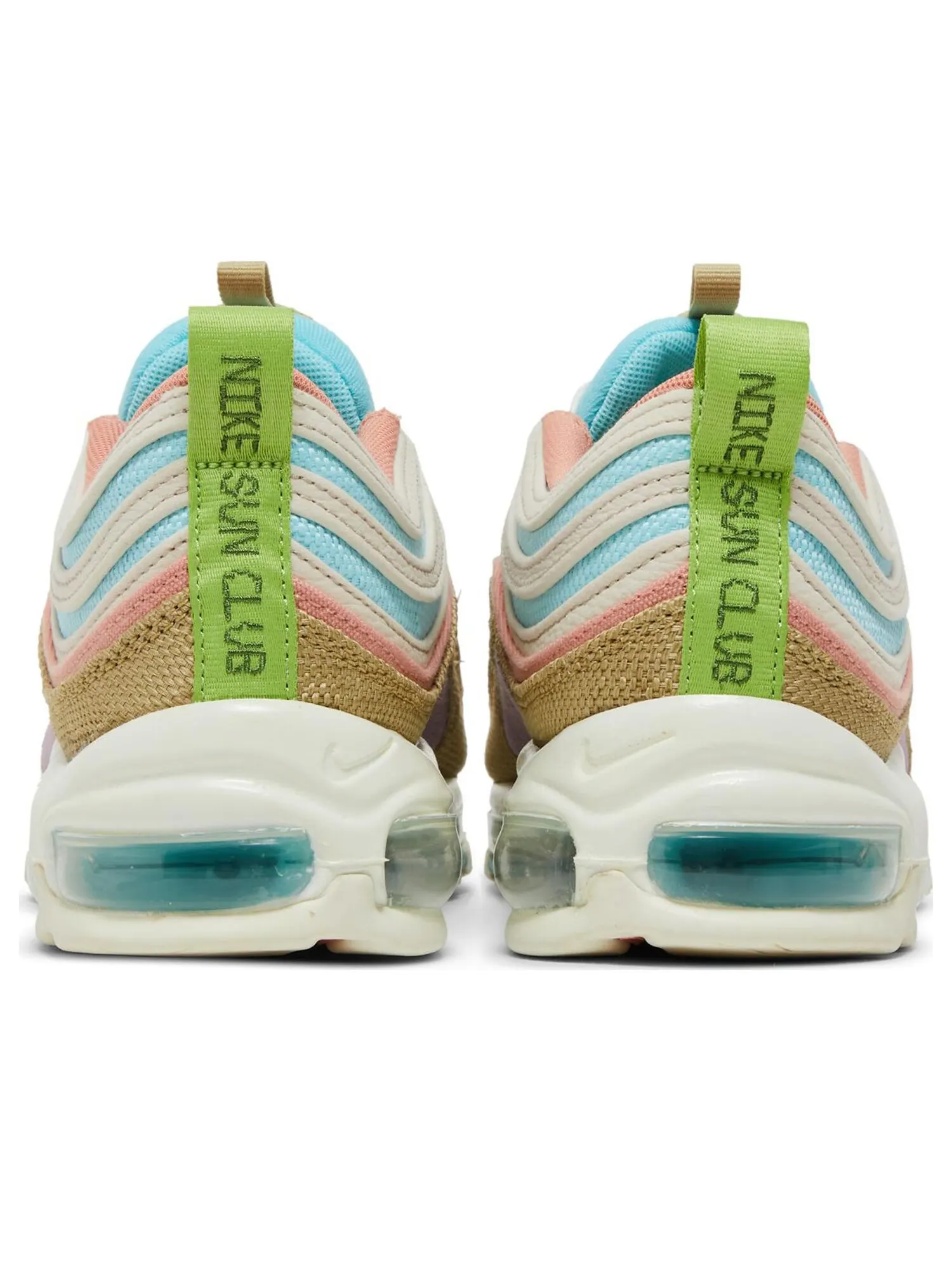 Кроссовки Nike Air Max 97 SE 'Sun Club - Copa Wheat Grass' — изображение 6 из 8, белый/синий/коричневый