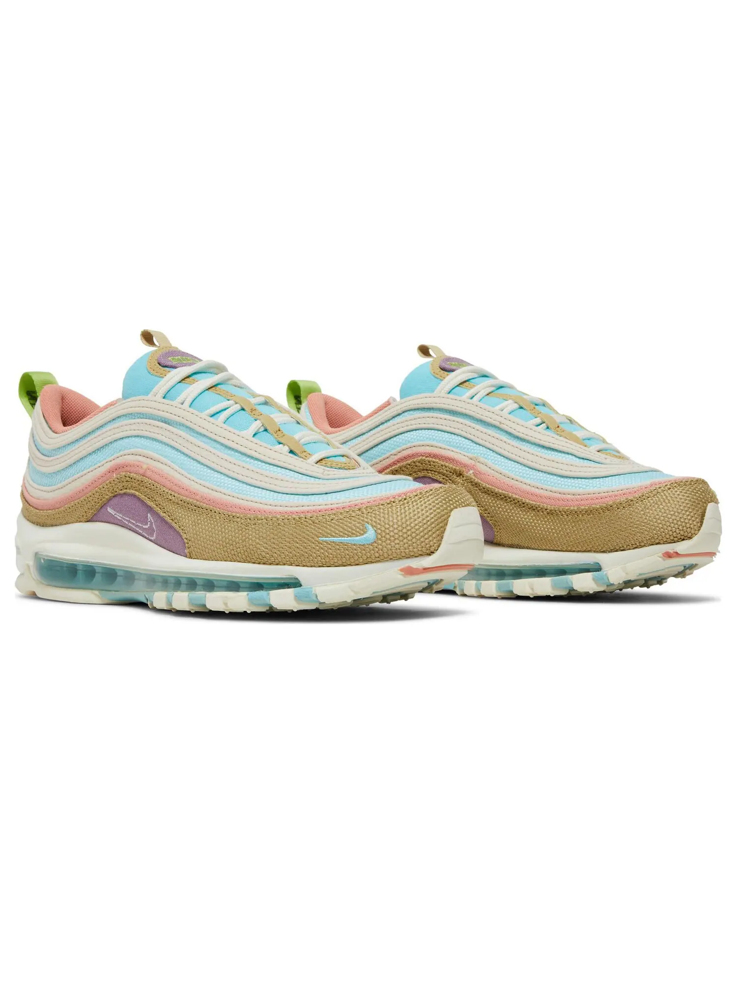 Кроссовки Nike Air Max 97 SE 'Sun Club - Copa Wheat Grass' — изображение 8 из 8, белый/синий/коричневый