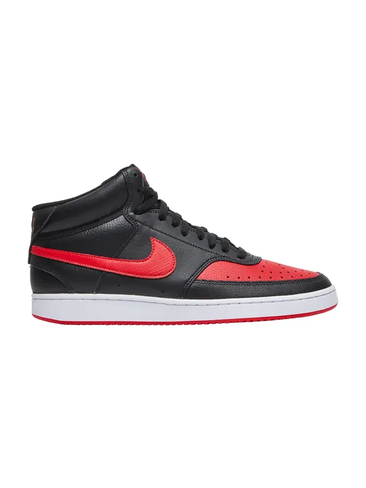 Кроссовки Nike Court Vision Mid 'Bred' — изображение 1 из 9, черный/красный/белый