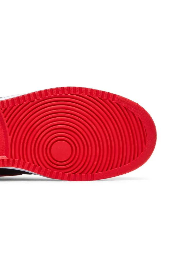 Кроссовки Nike Court Vision Mid 'Bred' — изображение 6 из 9, черный/красный/белый