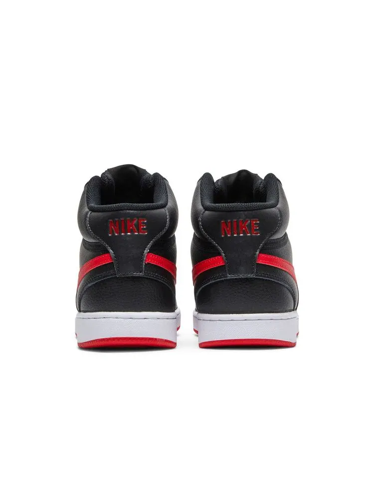 Кроссовки Nike Court Vision Mid 'Bred' — изображение 7 из 9, черный/красный/белый