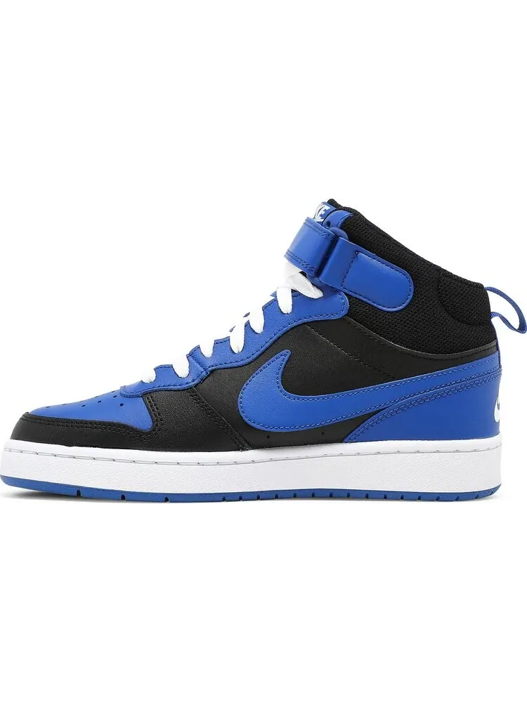Кроссовки Nike Court Borough Mid 2 GS 'Black Game Royal' — изображение 3 из 8, синий