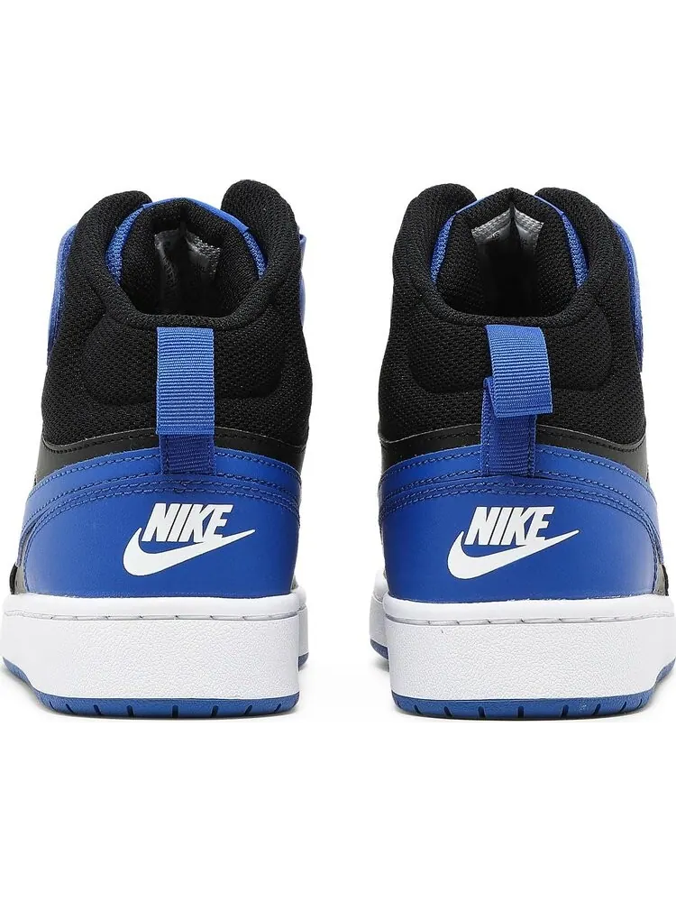 Кроссовки Nike Court Borough Mid 2 GS 'Black Game Royal' — изображение 6 из 8, синий