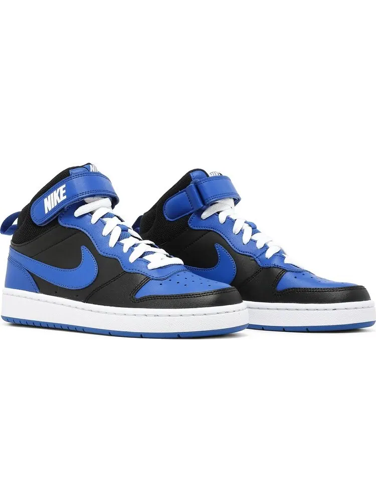 Кроссовки Nike Court Borough Mid 2 GS 'Black Game Royal' — изображение 8 из 8, синий