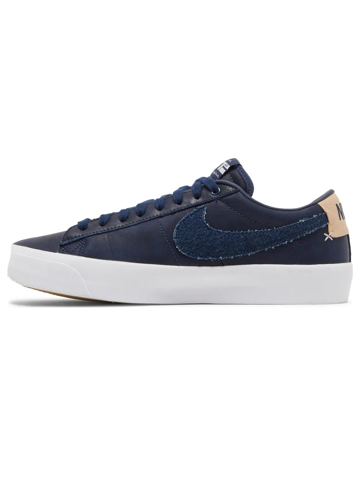 Кроссовки Nike Blazer Low GT SB 'Midnight Navy Denim' — изображение 3 из 8, синий